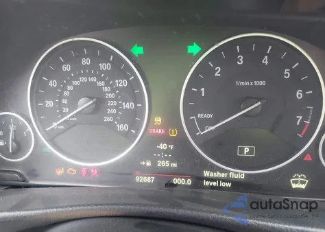 2014 BMW 328I z USA, uszkodzony, nr VIN WBA3A5C56EF606046